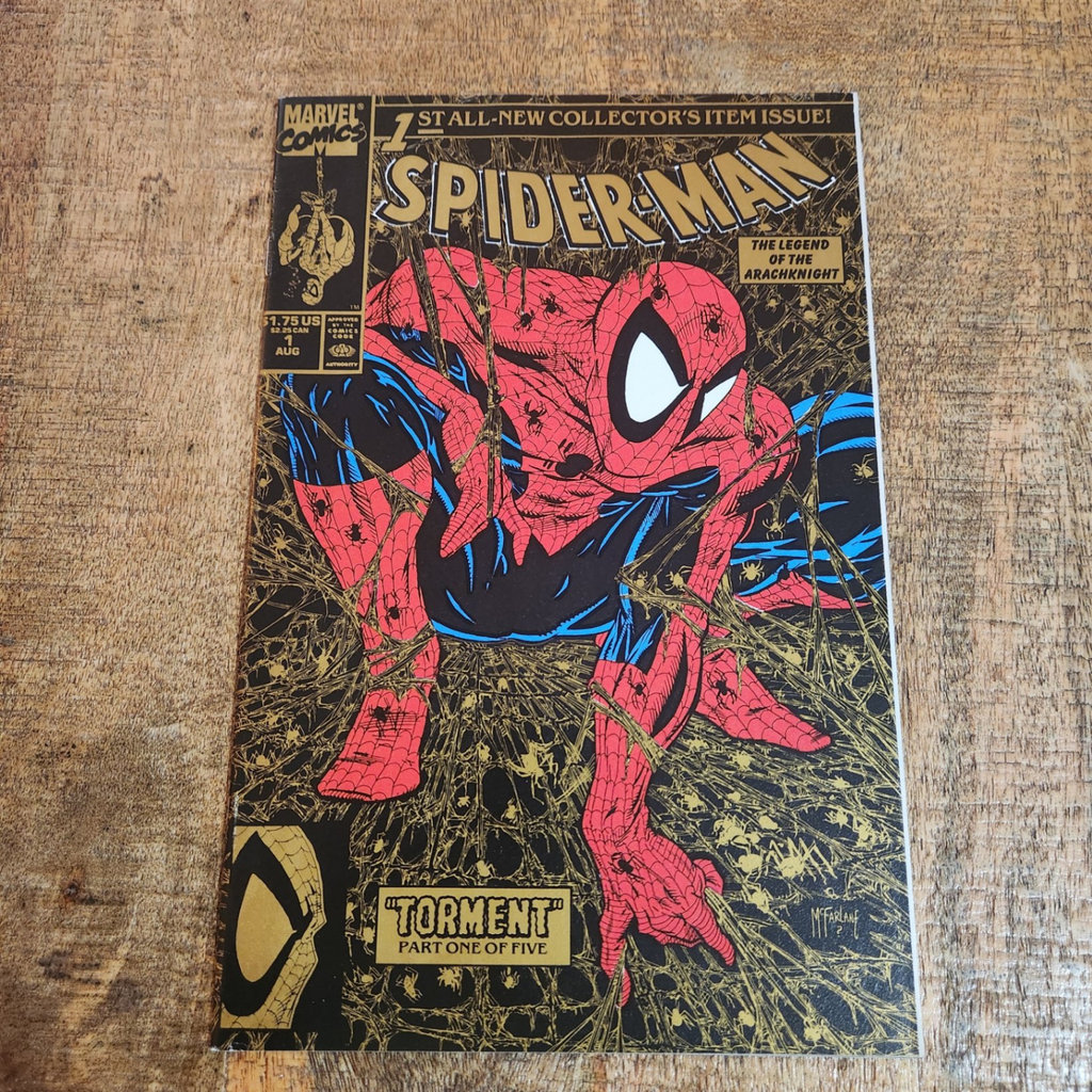 Spiderman #1 Gold Cover - image 1 of 2