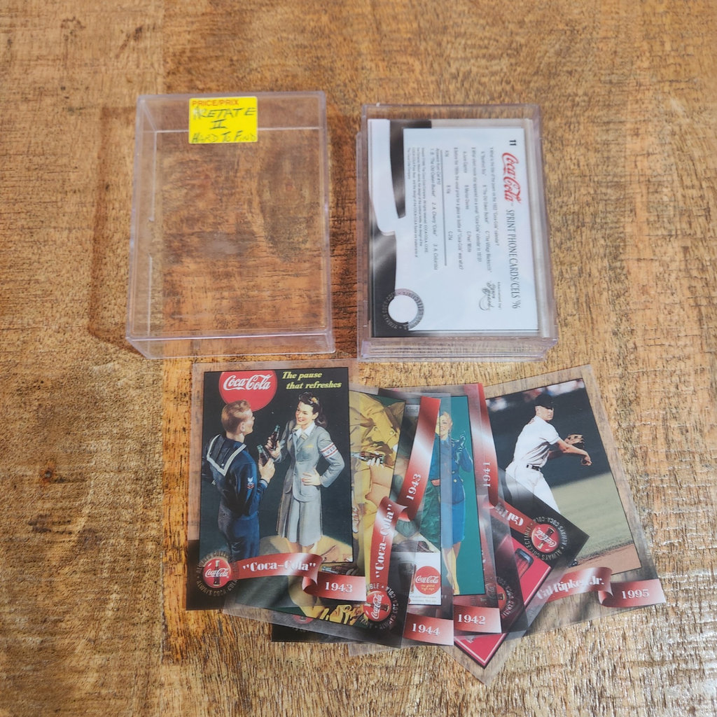 Coca Cola Acetate Trading Cards Set II - image 1 of 5