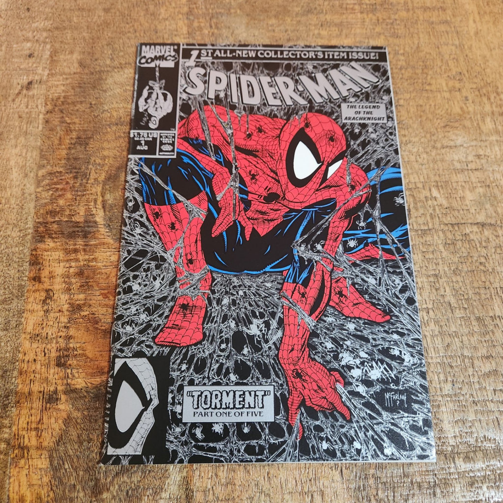 Spiderman #1 Silver Cover - image 1 of 2