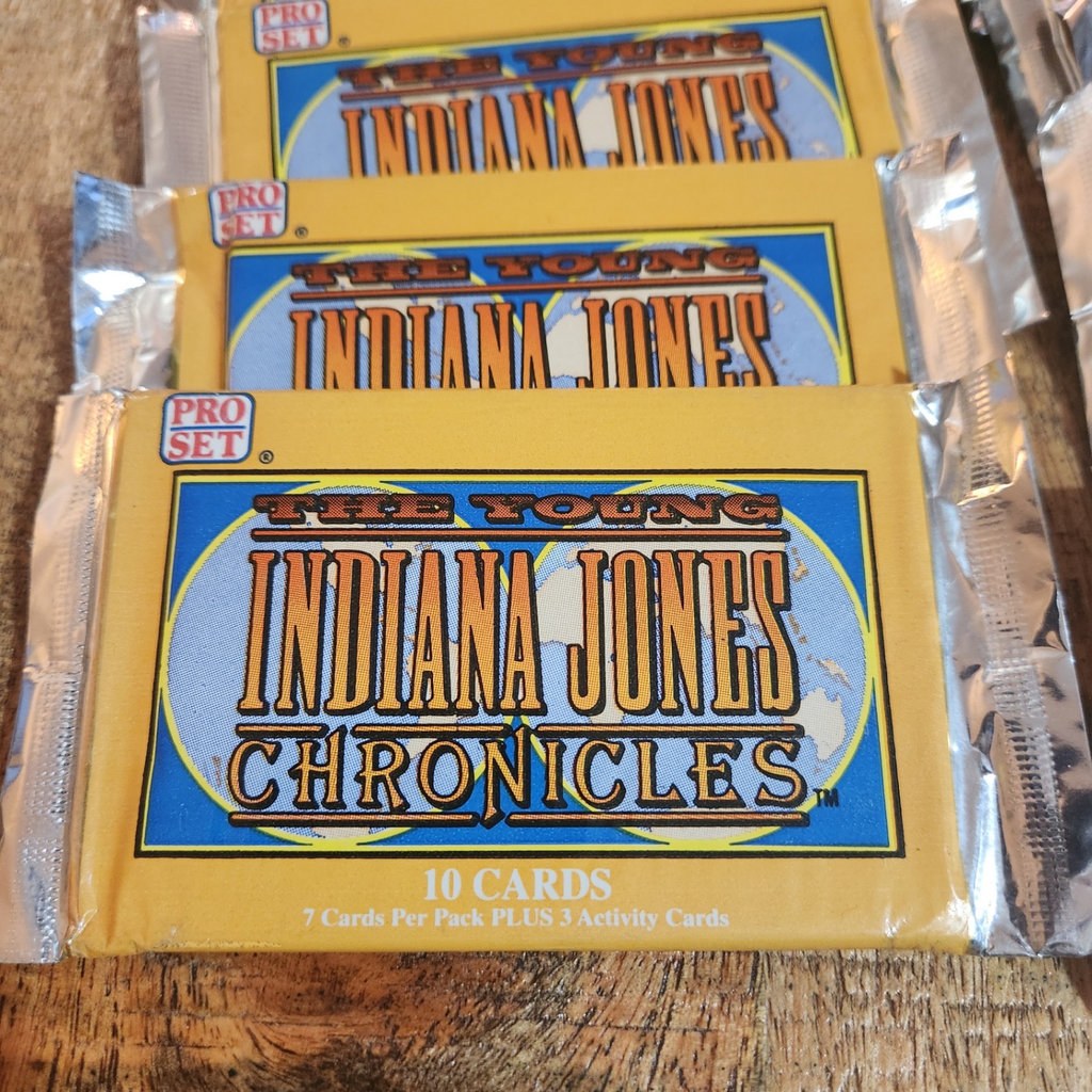 Pro Set Indiana Jones Trading Card Packs x 11 - image 2 of 3