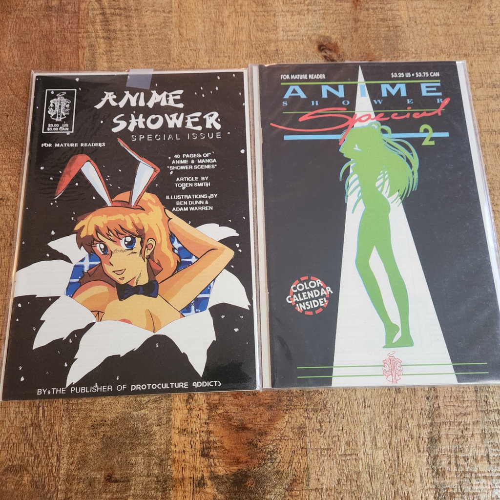 Anime Shower #1 2 Adult Comics - image 1 of 3