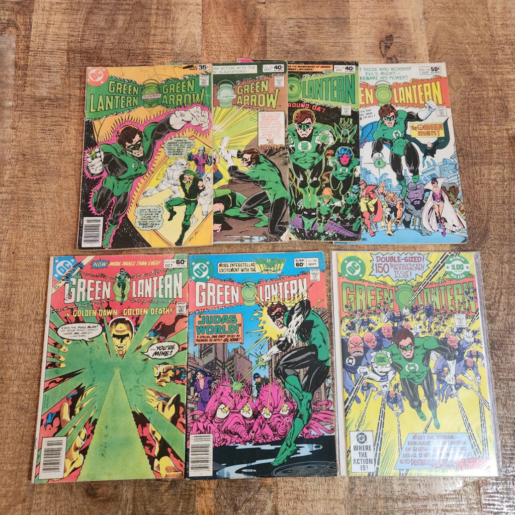 Green Lantern Bronze Age Lot - image 1 of 5