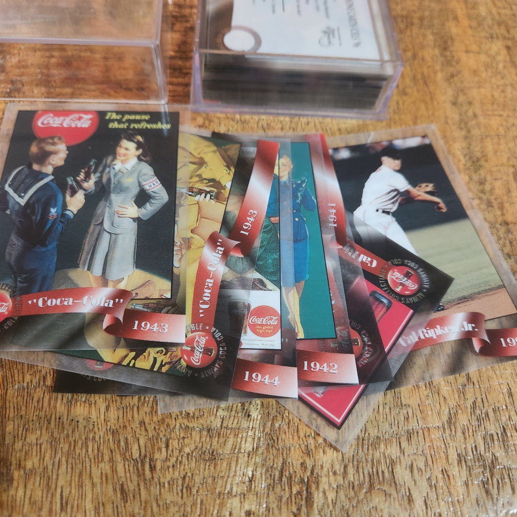 Coca Cola Acetate Trading Cards Set II - image 4 of 5