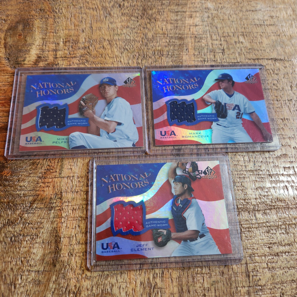 Upper Deck USA Baseball Game Worn Jersey Cards - image 1 of 2
