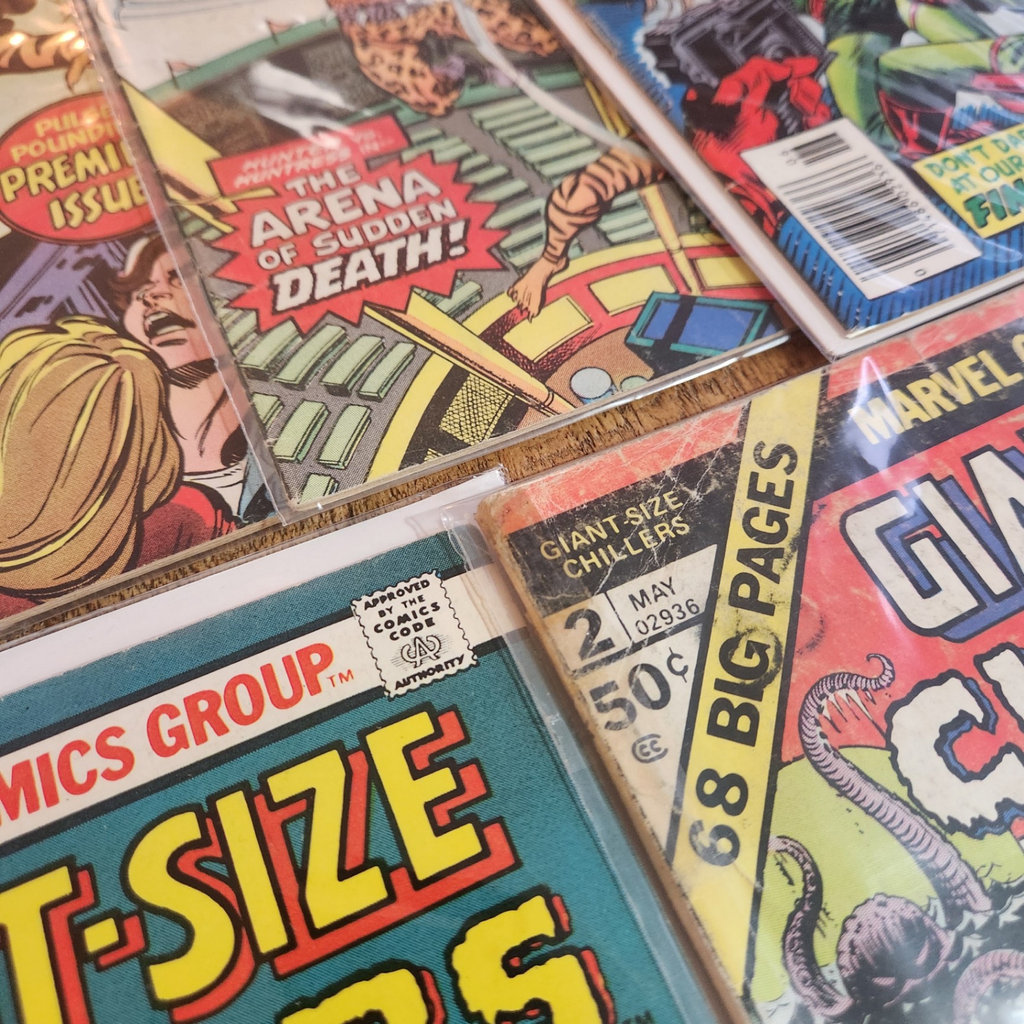Marvel Chillers 1-4, 5, 7, Giant Size 1-2 - image 3 of 8