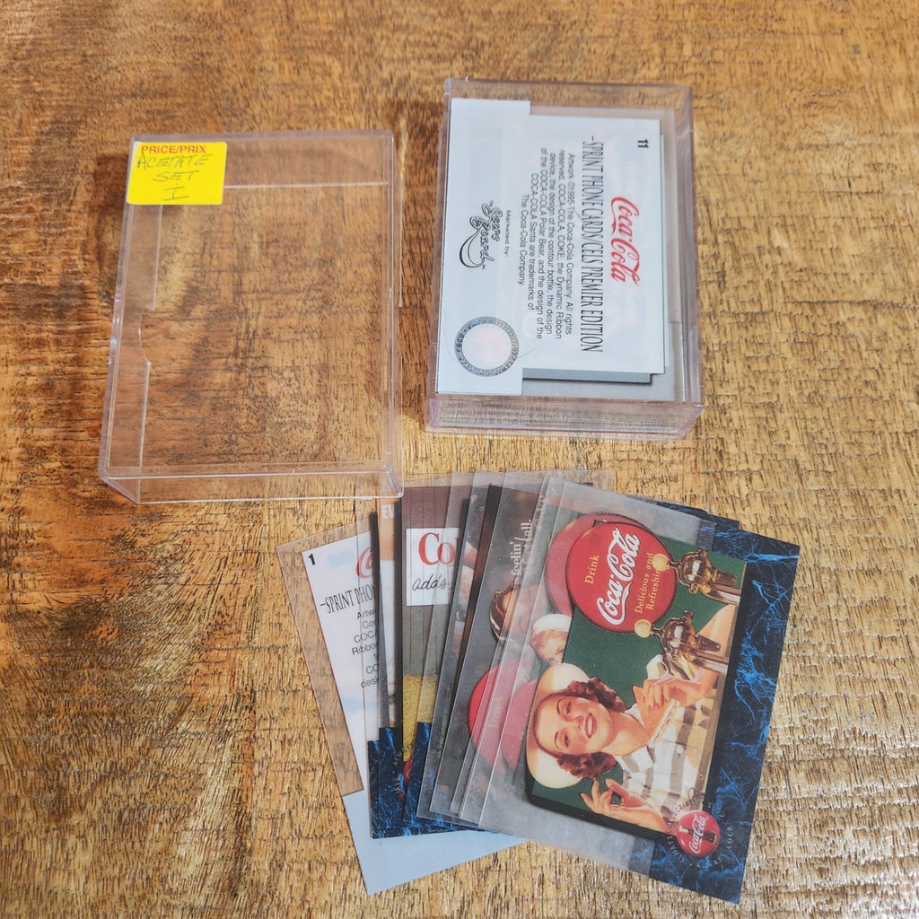 Coca Cola Acetate Trading Cards - image 1 of 5