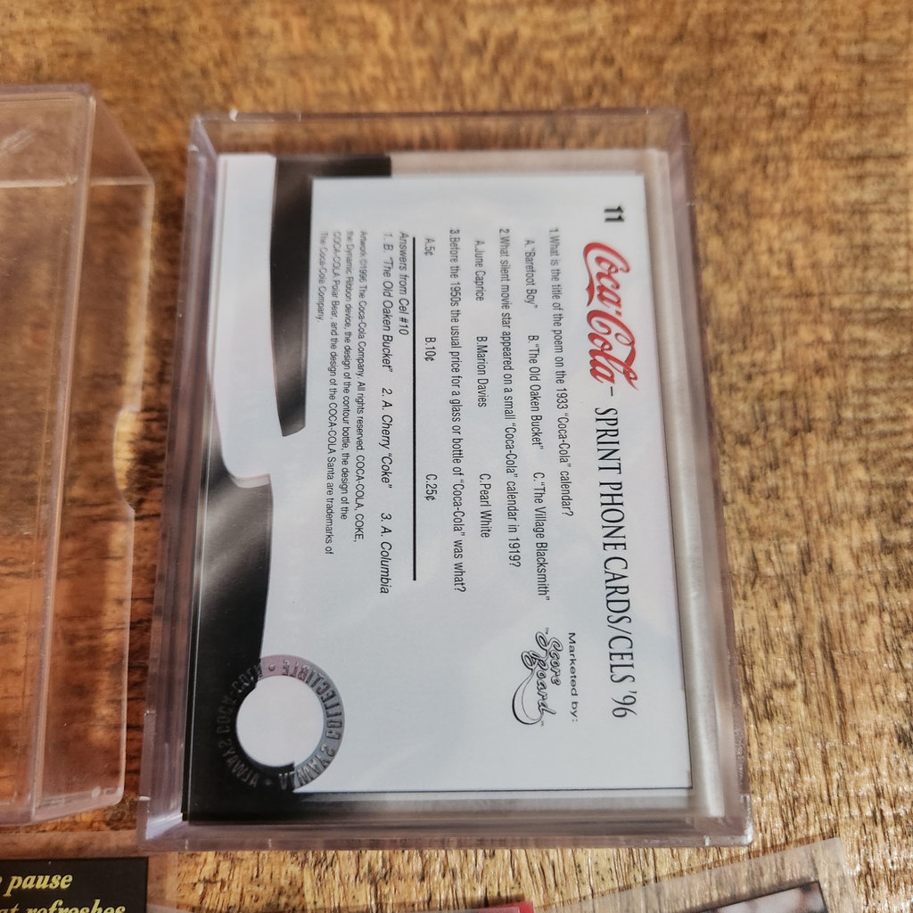 Coca Cola Acetate Trading Cards Set II - image 3 of 5