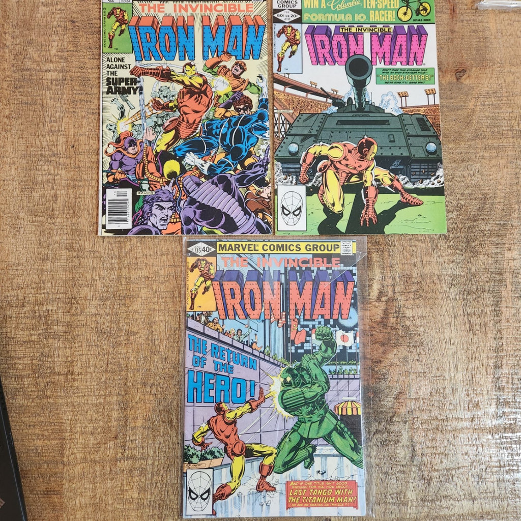 Iron Man #127 135 155 - image 1 of 5