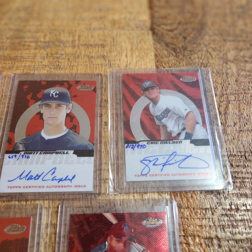 2004 Topps Finest Signed Baseball Cards - image 2 of 3