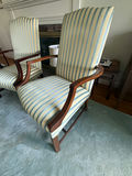 Pair of Vintage Large Accent Chairs in Excellent Condition - thumbnail 4 of 4