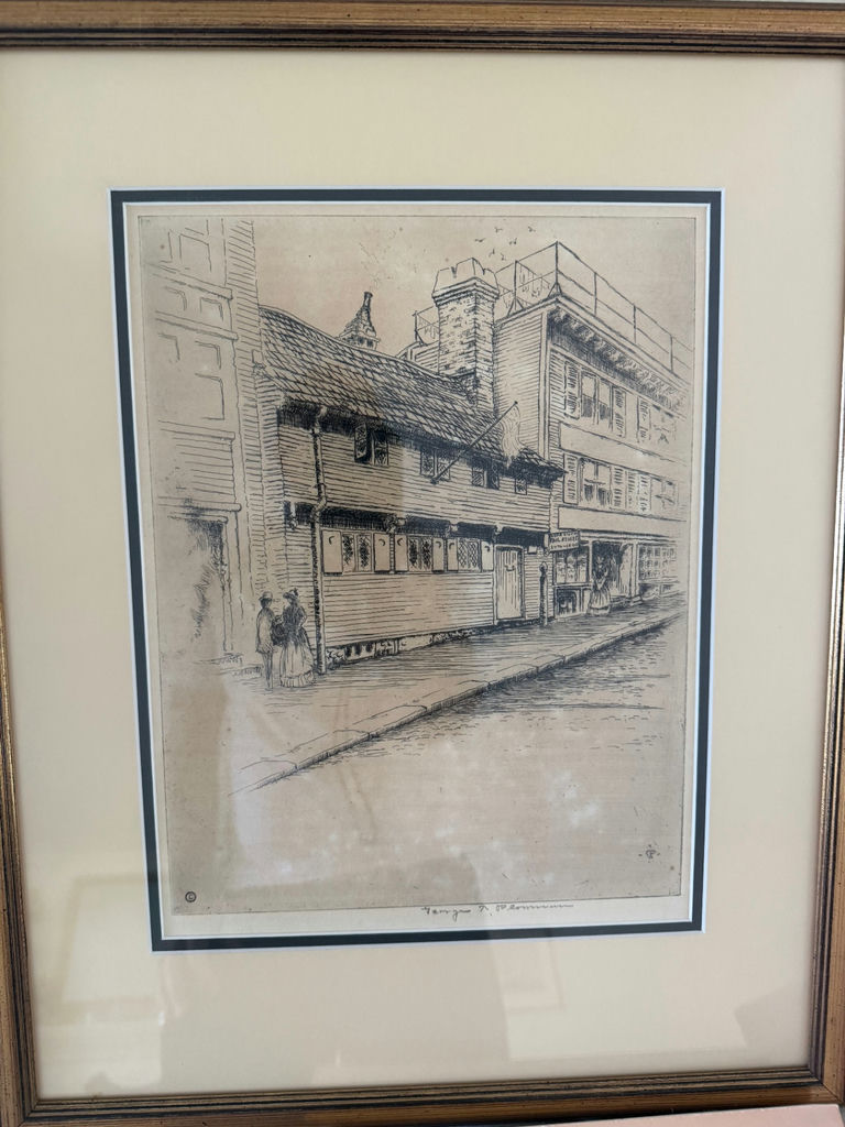 George Plowman Early 19th Century Etching, Pencil Signed! - image 1 of 4