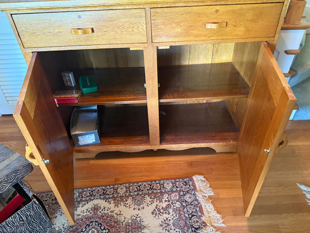 Beautiful Vintage Maple Cupboard, Excellent Condition! - image 2 of 3