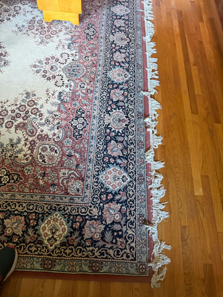 Large Handmade Wool Rug, Approx. 12x9 size, Excellent Condition - image 4 of 4