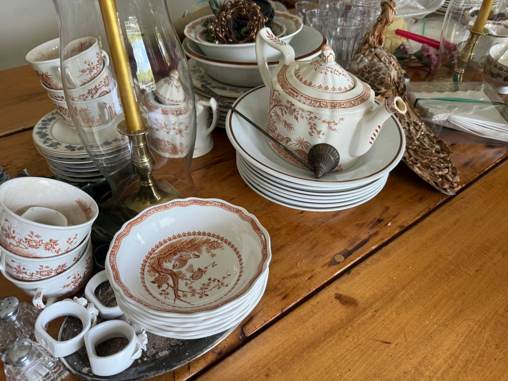 Large Lot of Vintage China, Porcelain, Flatware & Misc. - image 8 of 12