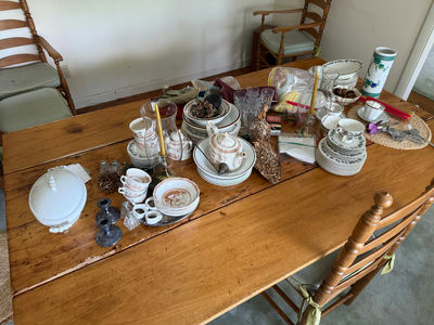 Large Lot of Vintage China, Porcelain, Flatware & Misc. - Image 1 of 12