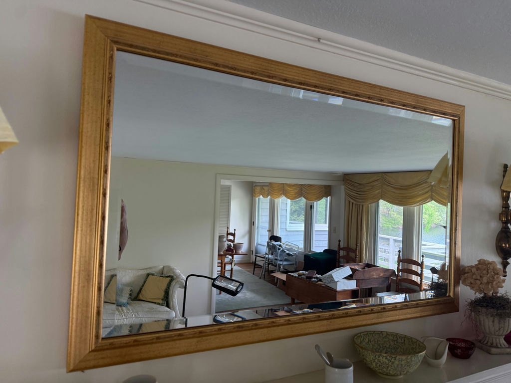Large Vintage Mirror w/Gilded Frame, Approx. 48x24 - image 1 of 2