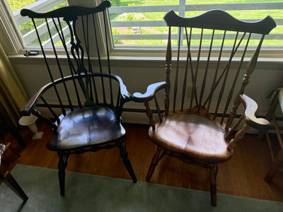Pair of Antique Windsor Hand Pegged Chairs, Excellent Condition - Image 1 of 5