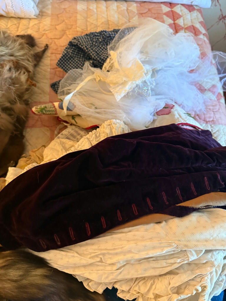 Lot of Antique Clothing, Some Very Early Pieces, Circa. 1850's - image 5 of 5