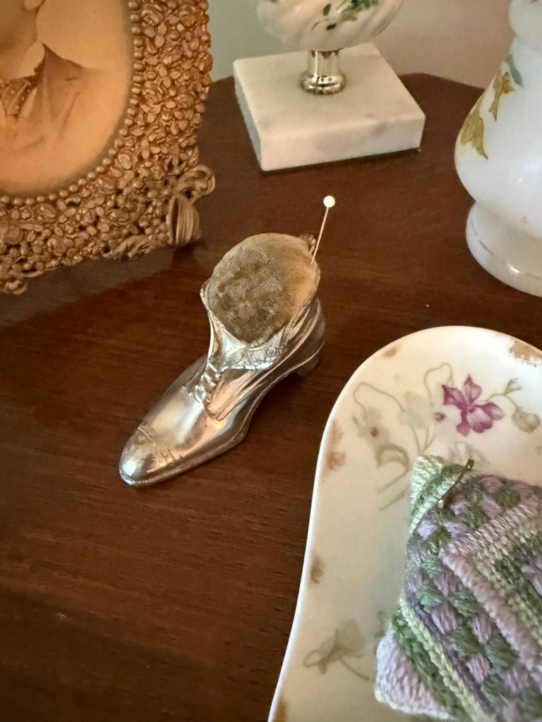 Grouping of Antique Items, Lamp, Porcelain Etc. - image 4 of 5