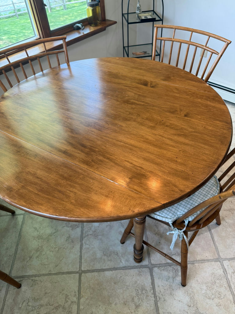 Country Table & Four Chairs - image 2 of 4