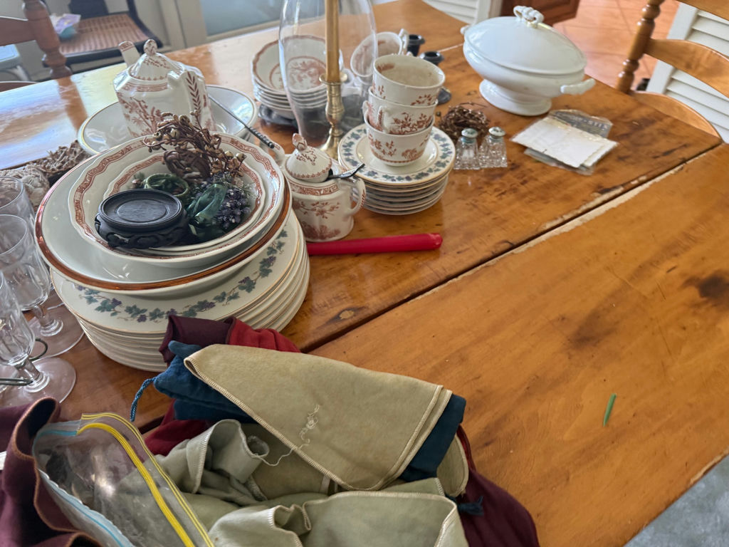 Large Lot of Vintage China, Porcelain, Flatware & Misc. - image 6 of 12