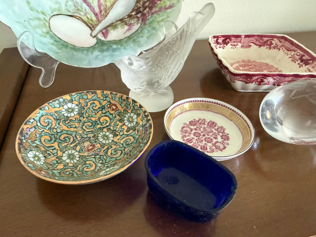 Antique Crystal & Porcelain Lot, All items pictured included - image 7 of 10