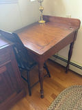 Pair of Antique Pieces, Small Cupboard & Antique Desk w/Chair - thumbnail 2 of 2
