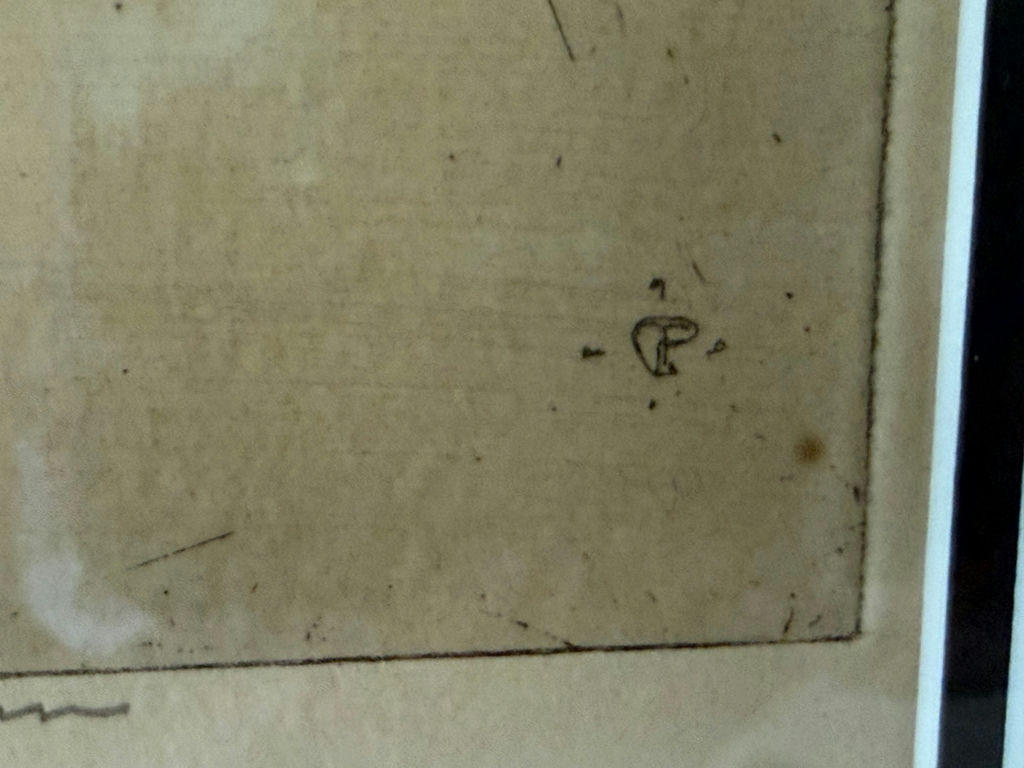 George Plowman Early 19th Century Etching, Pencil Signed! - image 4 of 4