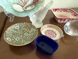 Antique Crystal & Porcelain Lot, All items pictured included - thumbnail 3 of 10