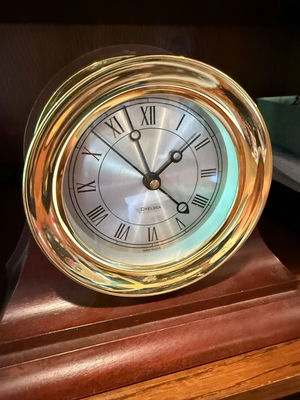 Chelsea Brass Ship's Clock - Image 1 of 2