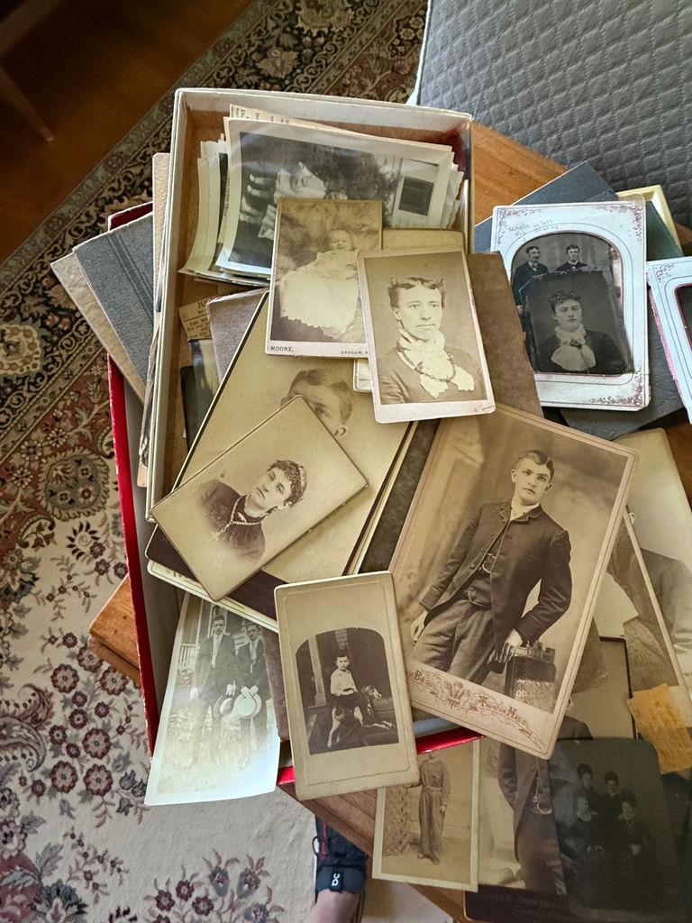 Huge Antique Lot of Photos, Tintypes, RPPC, Some Amazing Photos, Hundreds in this Lot! - image 3 of 13