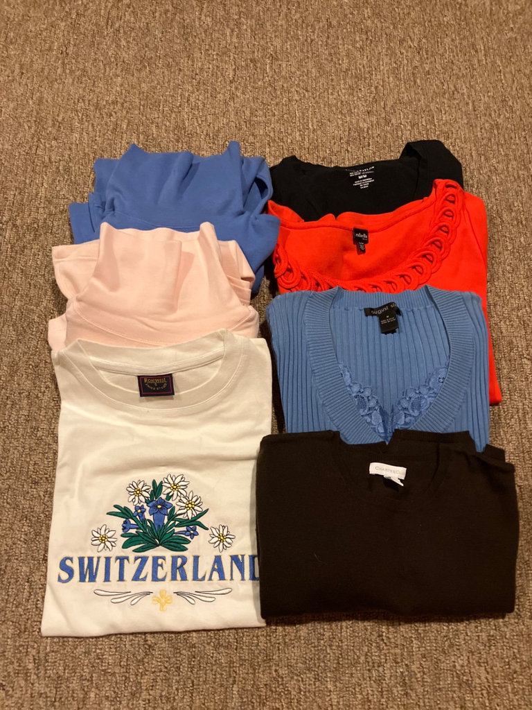 Assorted women's knitwear and tops - image 9 of 10