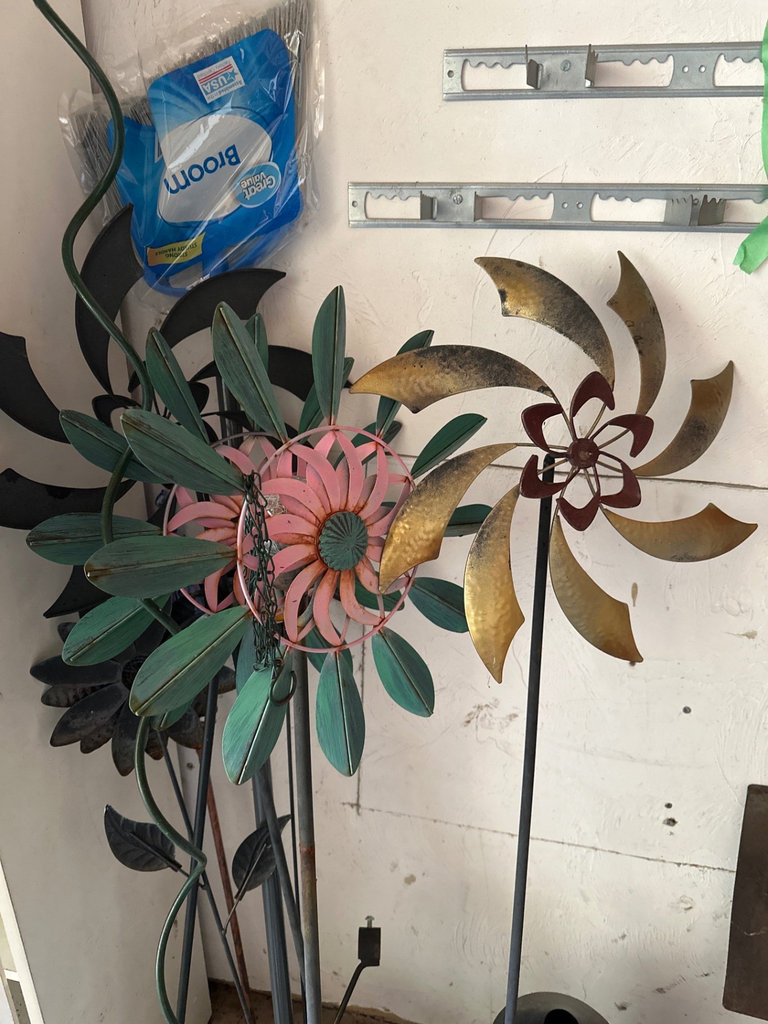 Metal garden decor, wind spinners, more  - image 5 of 6