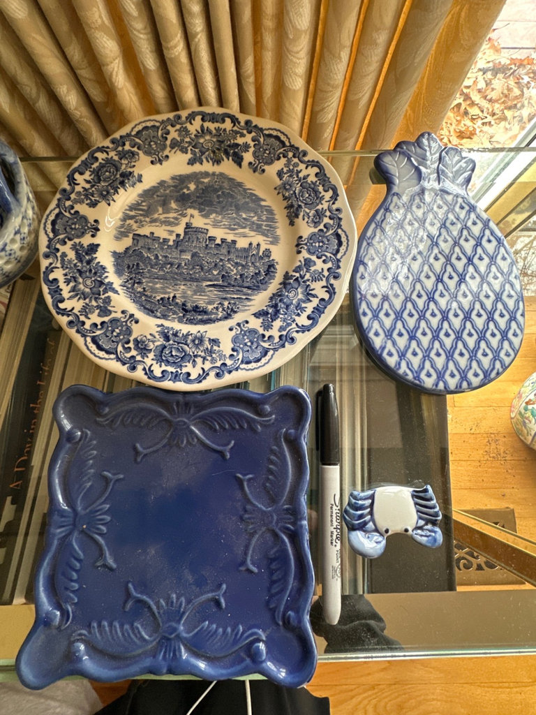 Blue and White Ceramic Porcelain Collection - image 6 of 12