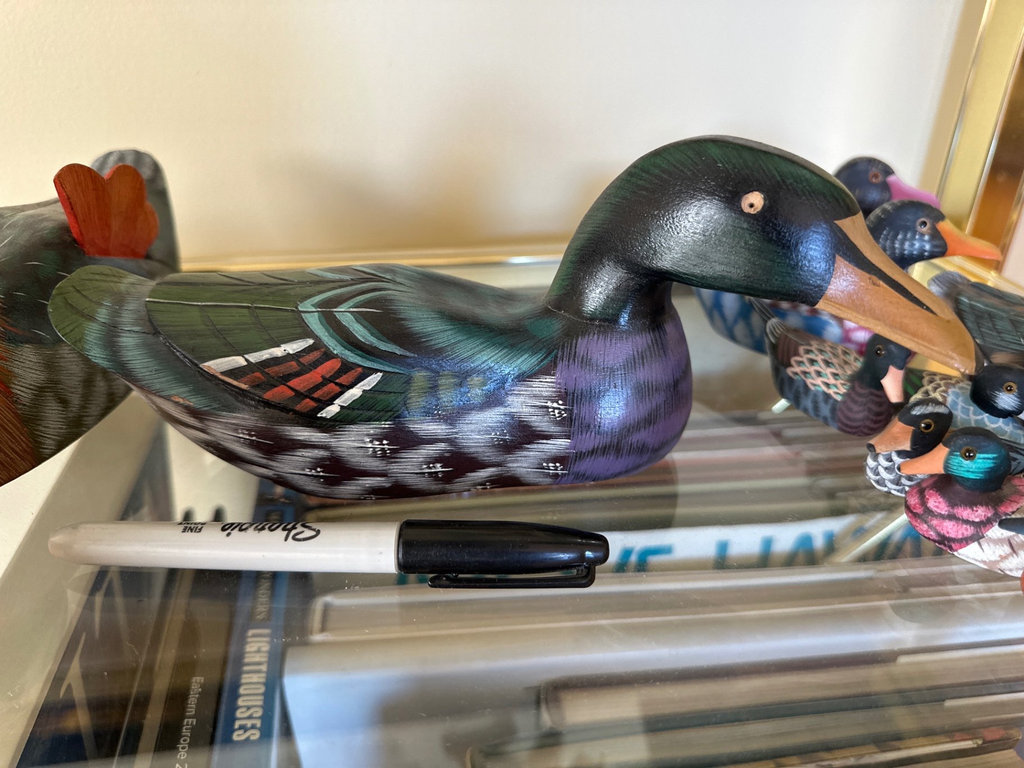 Hand-painted wooden ducks  - image 3 of 21