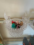 Crystal glass desk clock with bowls and state dishes - thumbnail 10 of 13