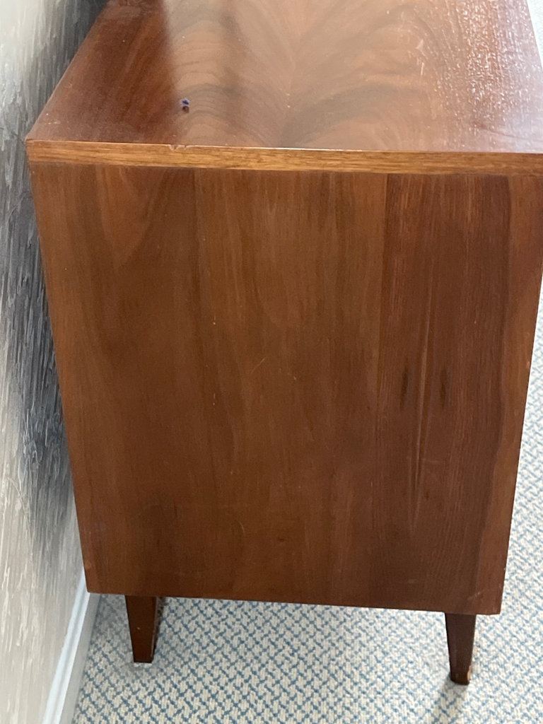 Mid-century-modern dresser with mirror - image 3 of 6