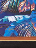 Framed Painting and display light, signed - thumbnail 3 of 11