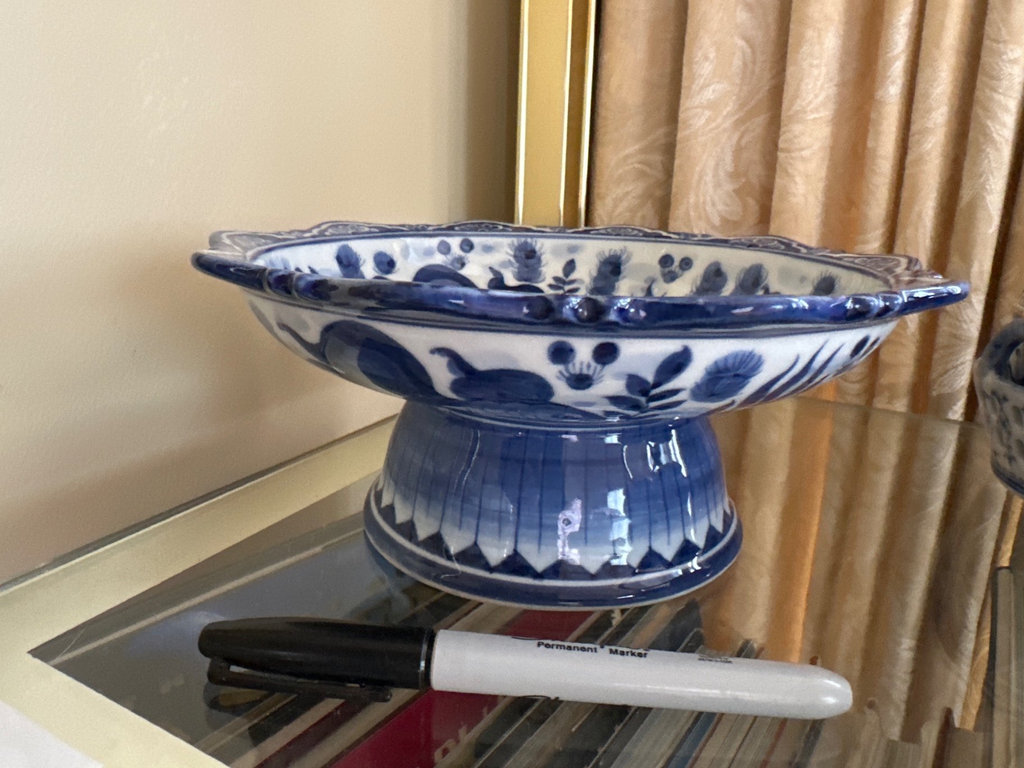 Blue and White Ceramic Porcelain Collection - image 10 of 12