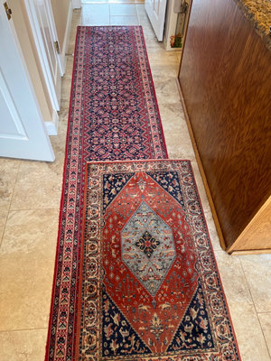Oriental-style hallway rugs - Image 1 of 8