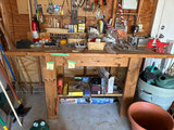 Wooden workbench  - thumbnail 1 of 6