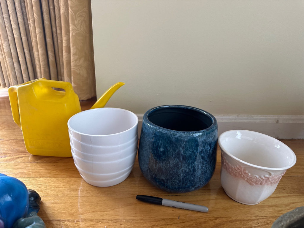 Garden decor, Planters, Rock and seashell collection - image 9 of 15