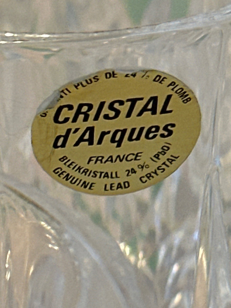 Crystal Cristal D’Arques stemware  - image 3 of 7