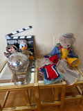 Disney plush toys,Capperboard and mirror disco ball - thumbnail 1 of 12
