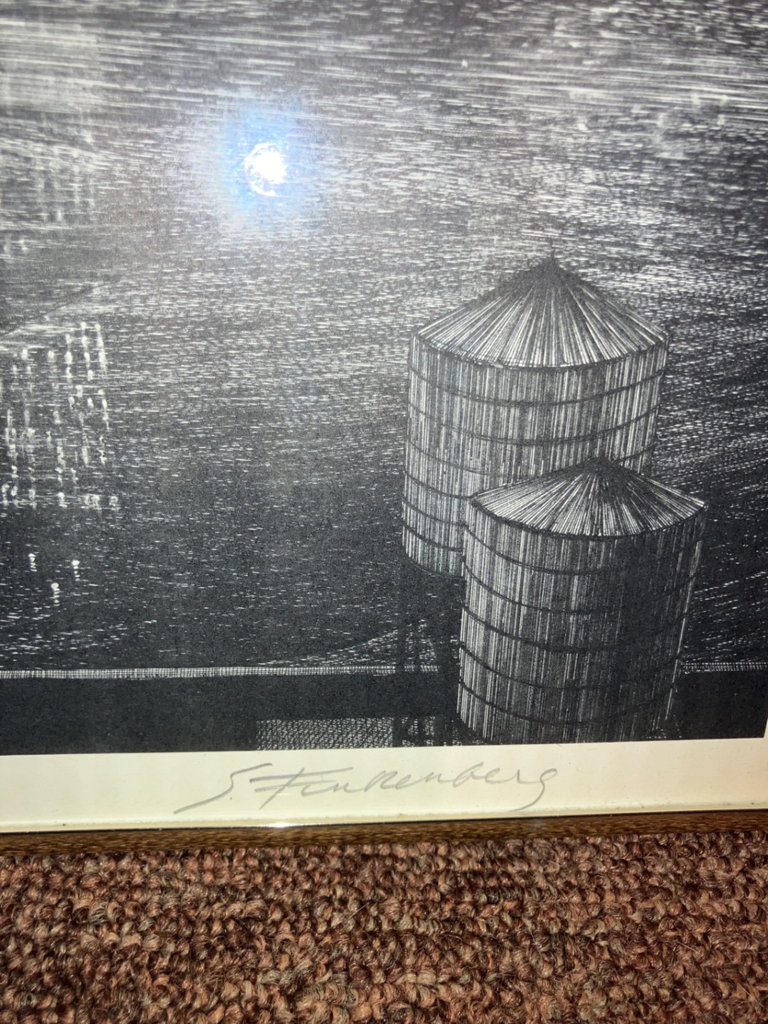 Set of framed black-and-white cityscape and architectural prints - image 9 of 13