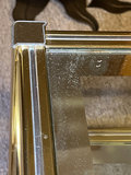Brass and glass two-tier coffee table - thumbnail 2 of 4