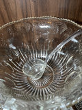 Vintage punch bowl with glasses - thumbnail 3 of 6