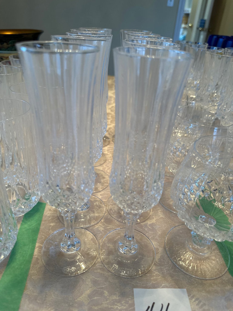 Crystal stemware  - image 3 of 7