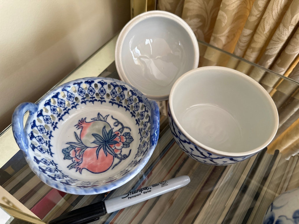 Blue and White Ceramic Porcelain Collection - image 8 of 12