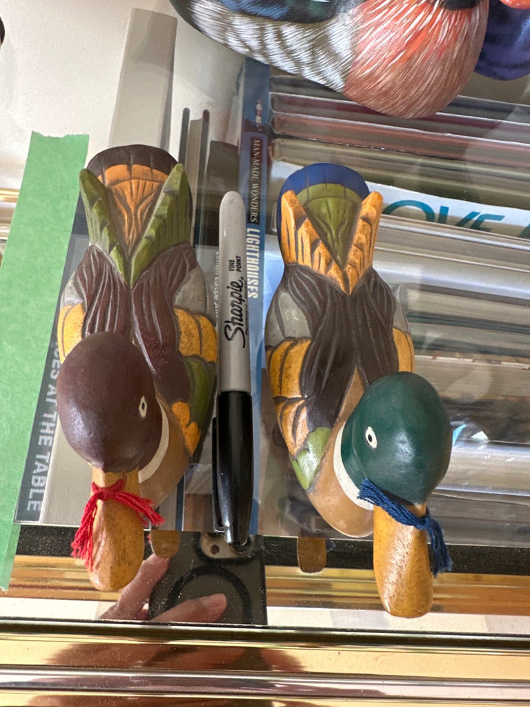 Hand-painted wooden ducks  - image 19 of 21